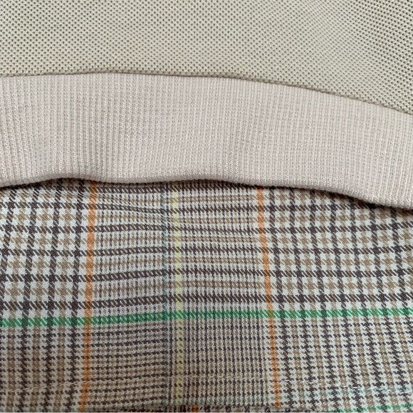 Dog dress for small dogs - taupe plaid - Picture 5 of 9